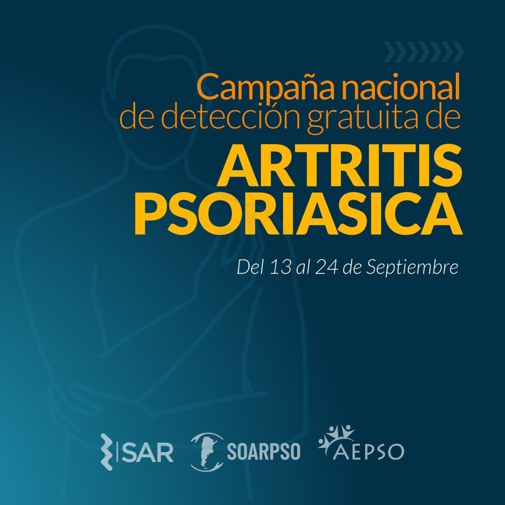 Campaña nacional de «Detección de artritis psoriasica»
