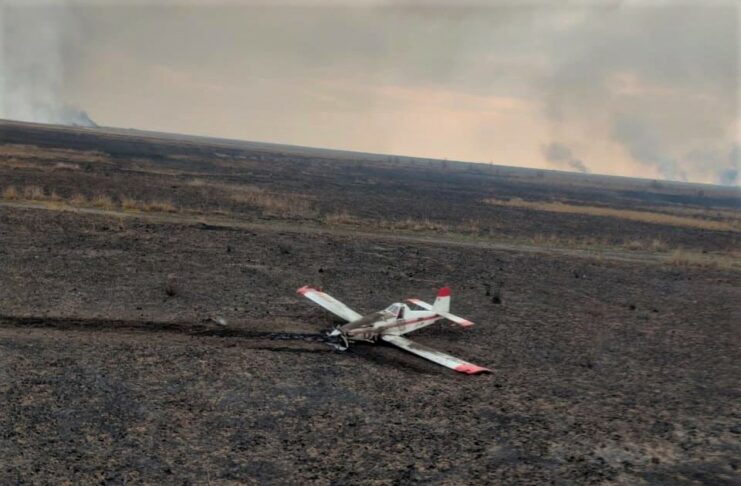 El piloto del avión que cayó en las islas “está fuera de peligro”